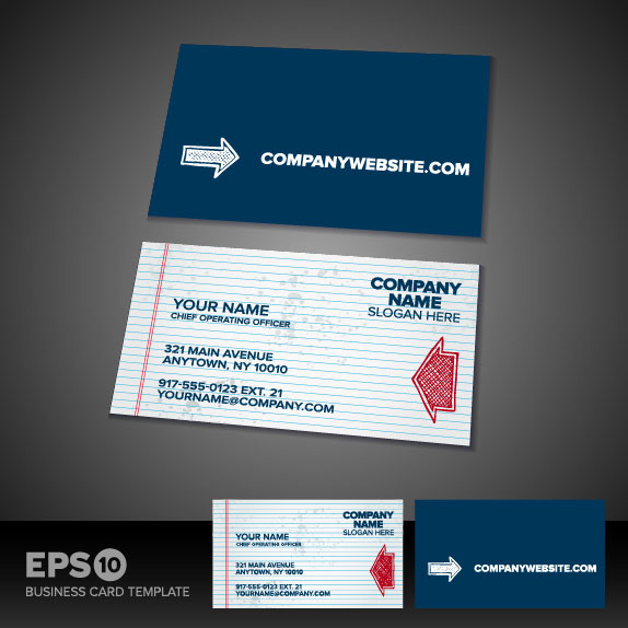 Business card templates vector 04  