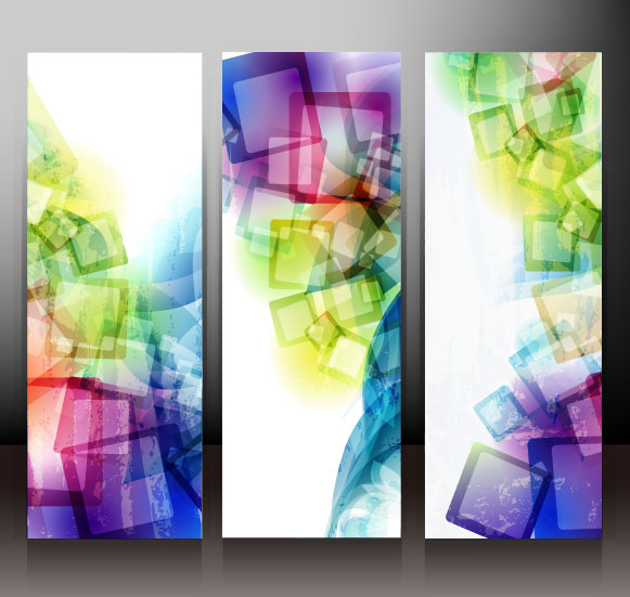 Banner design elements Abstract of vector 01  