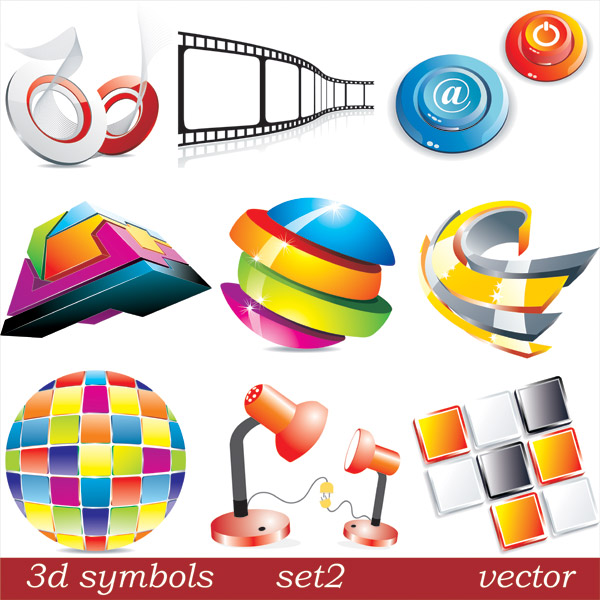 3D icon vector vector  