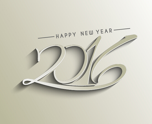 2016 new year creative background design vector 38  