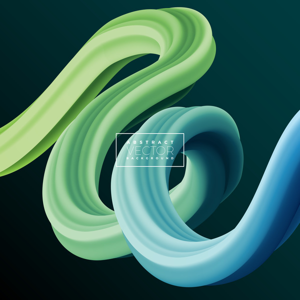 3D abstract wave vector backgrounds 05  