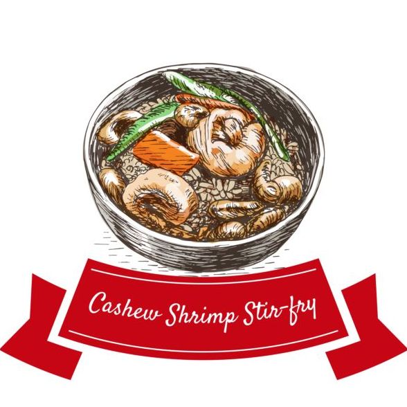 Cashew Shrimp stir  