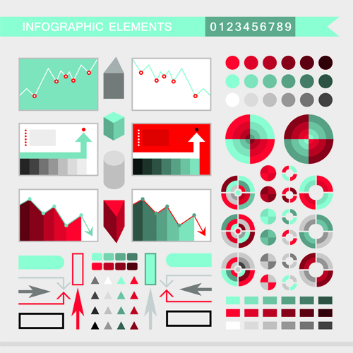 Creative infographic element vector material 01  