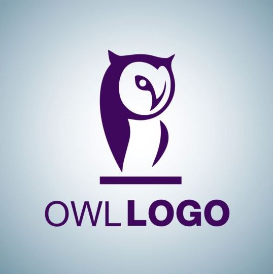 Creative Owl logo design vektor 08  