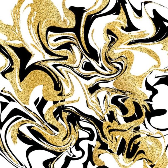 Golden with black marble textured background vector 01  