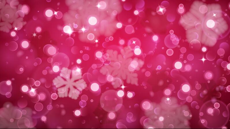 Halation red background with snowflake vector 01  