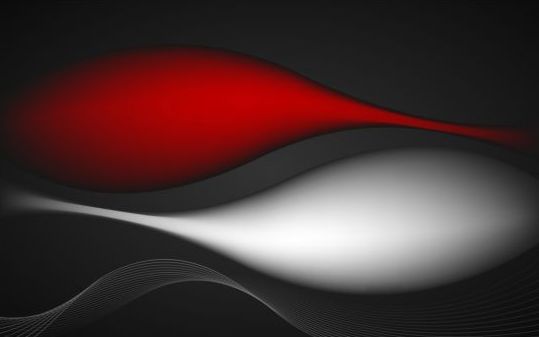 Stylish red abstract background vector 02  