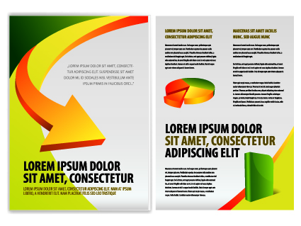 Cover of Business brochure and flyer vector 04  