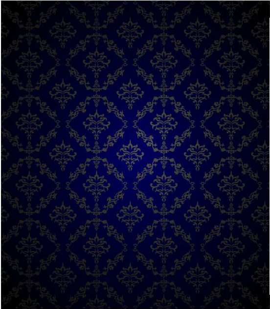 Blue damask backgrounds art vectors  