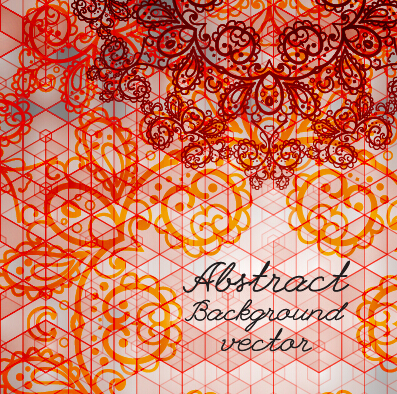 Hand drawn lace abstract background  