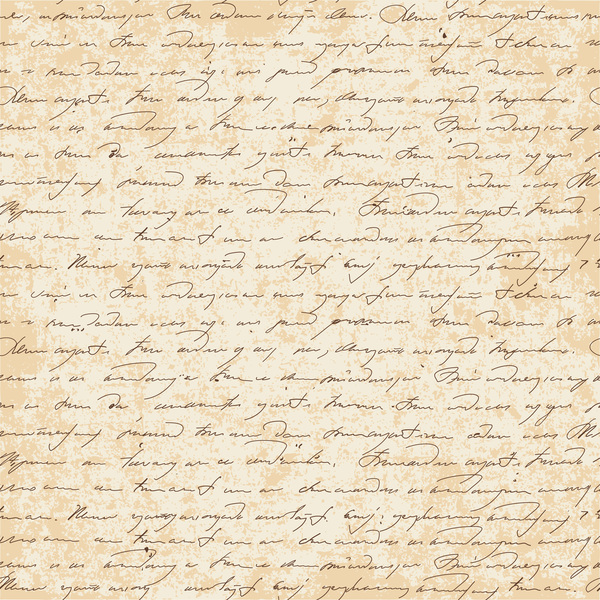 Handwriting vintage background vector  