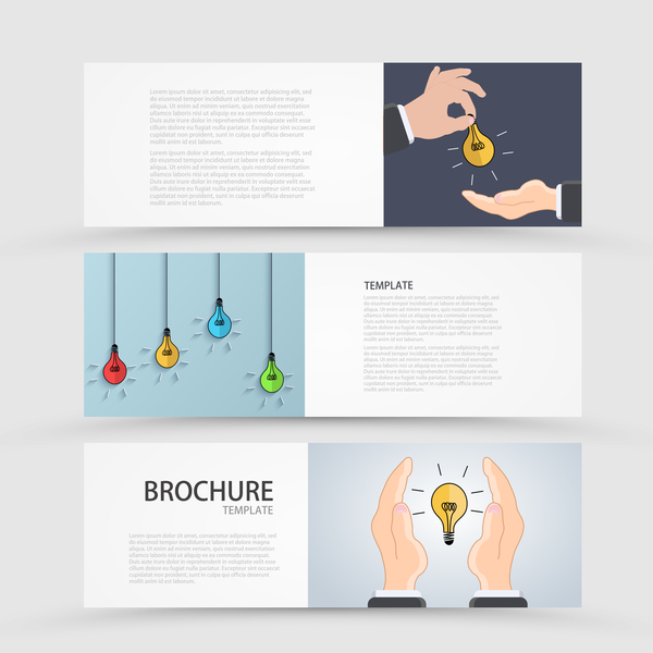 Idea banner business vector design  