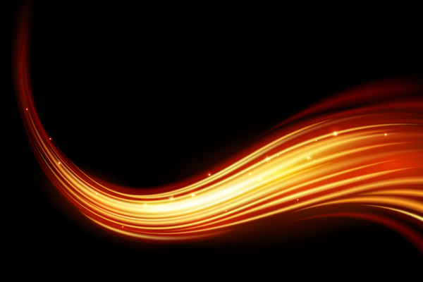 Spark wavy lines abstract vector 11  