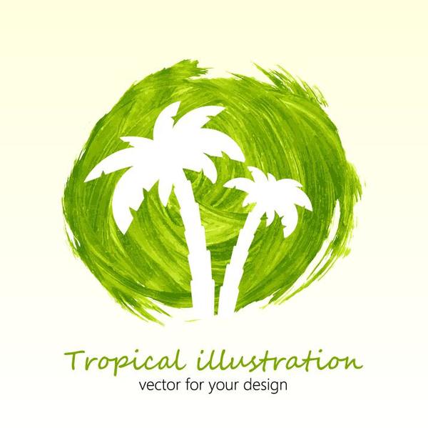 Summer watecolor illustration vector 07  