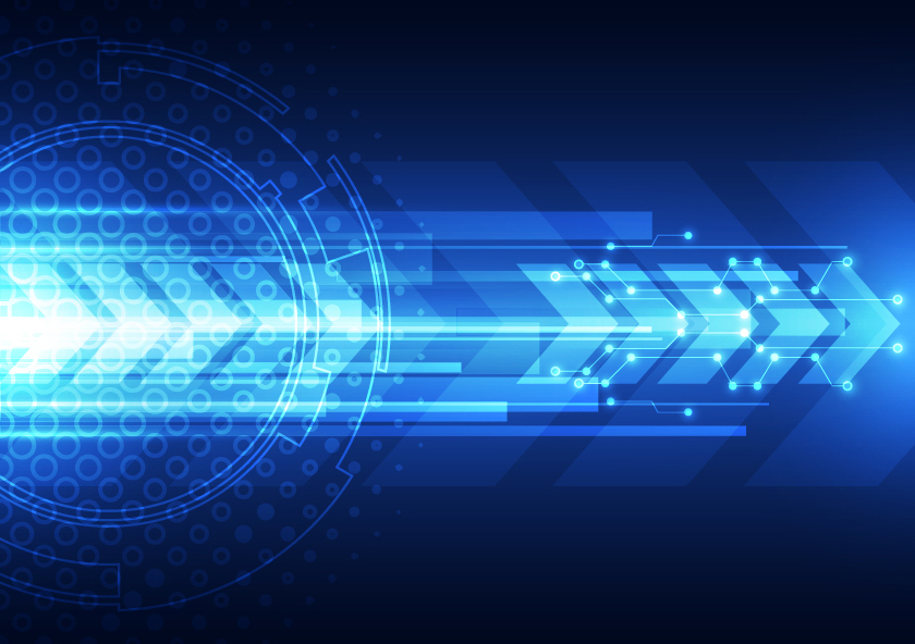 Blue tech futuristic background vector 05  