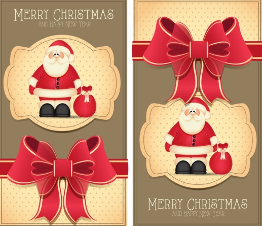 2014 Year Christmas Labels vector 03  