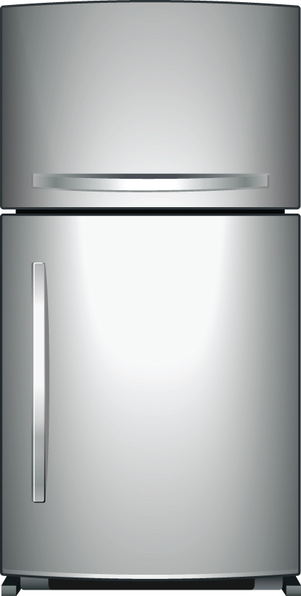 Set of Home appliances Refrigerator design vector 03  