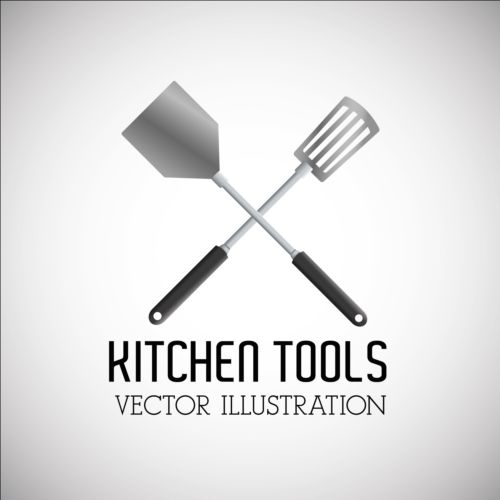 Kitchen tools vector illustration set 17  