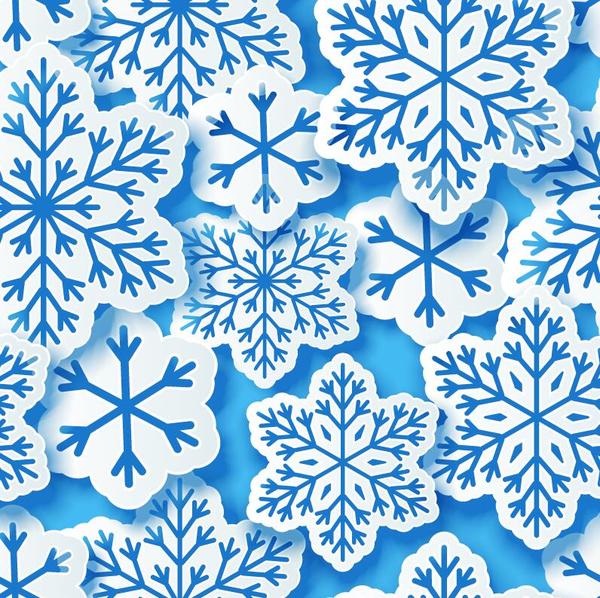 Nahtloser Vektor 02 des Schneeflockenpapierschnitt-Musters  