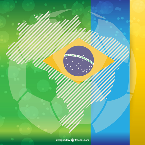 2014 brazil world football tournament vector background 07  