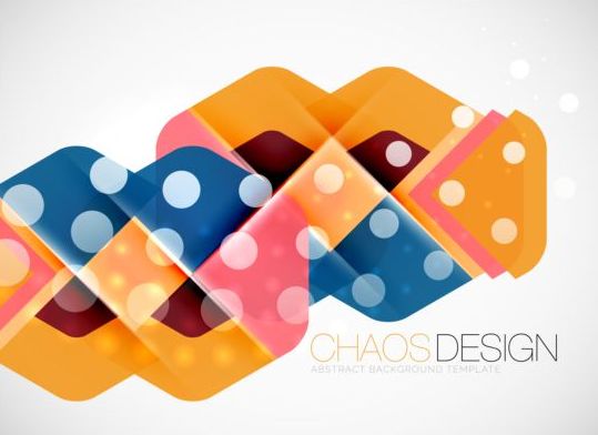 Chaos abstract background template vector 02  