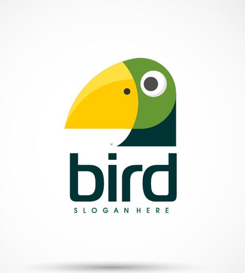Vecteur de logo oiseau créatif  