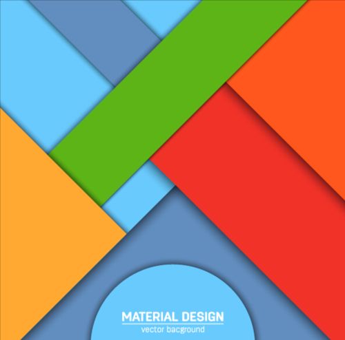 Modern material design background vector 08  