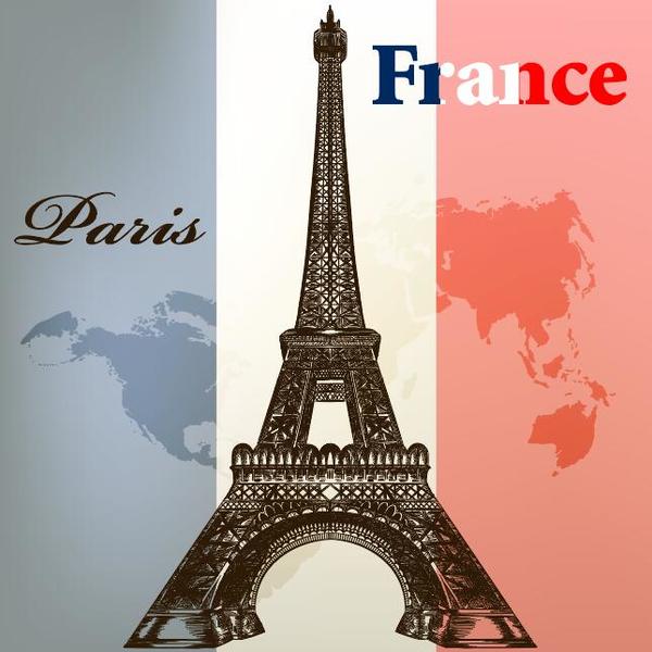 パリのエッフェル塔のデザイン02  