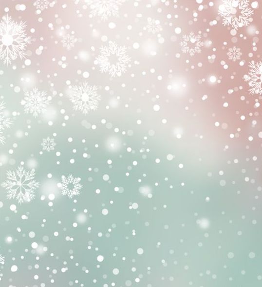 クリスマスアートの背景ベクトルと雪  