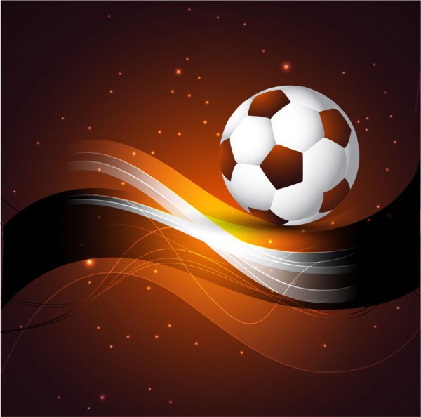 Abstract Football design vector background 01  
