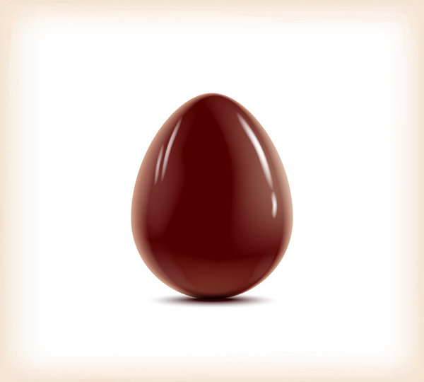 チョコレートの卵のベクター素材  