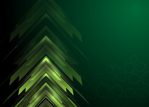 Gree tech abstract background vector  