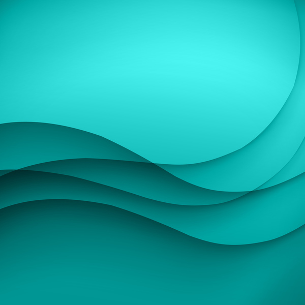 抽象的な波状のベクトルの背景の層  