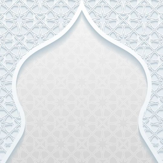 Mosque outline white background vector 16  