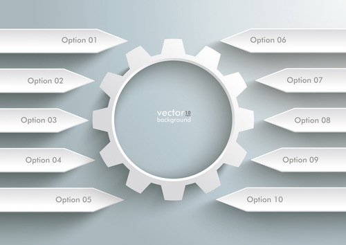 Option infographique modèle vecteur créatif 03  