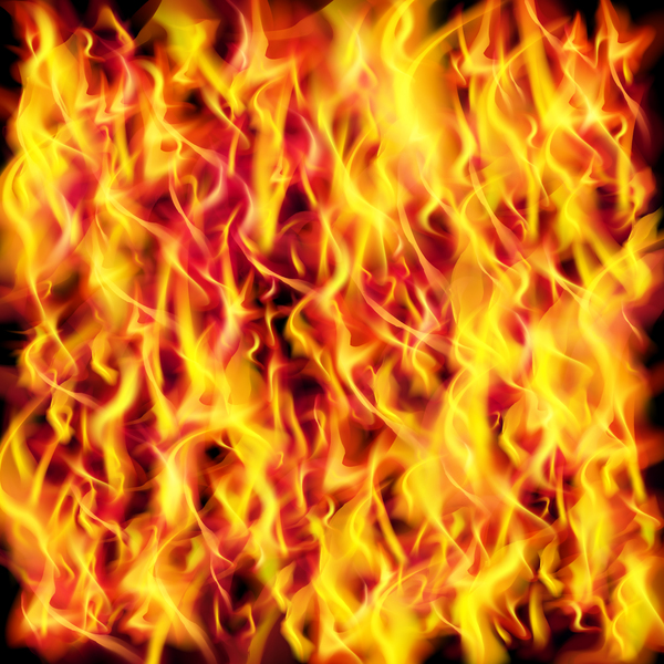 Shiny fire background design vector  