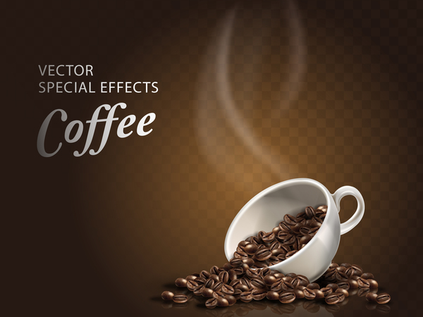 Spezialeffekte Kaffee Vektor Material 04  