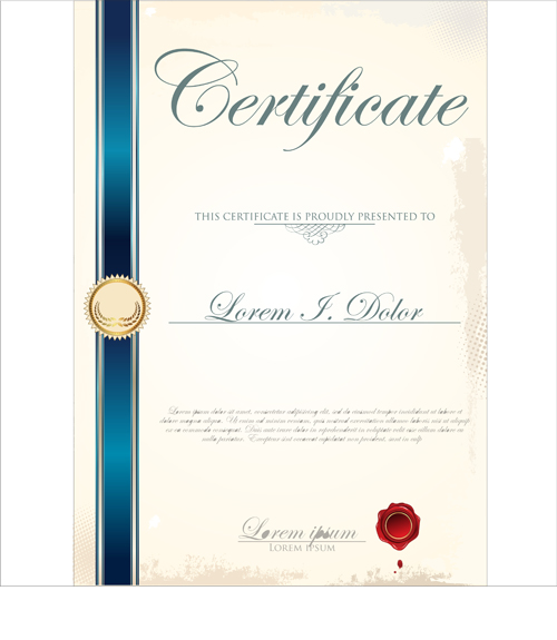 Vector Certificate template 03  