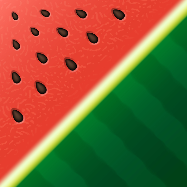 Melon d’eau fond design vecteur 04  