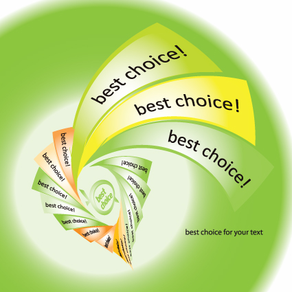 Set of best choice Sticker vector graphic 02  