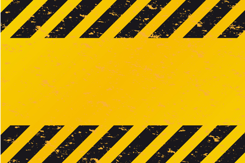 Construction Warning signs Background design vector 03  