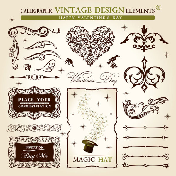 Ornate classic Floral vector  