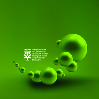 Vector 3D sphere background 02  