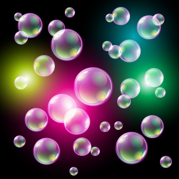 Mooie bubbels achtergrond illustratie vector 10  