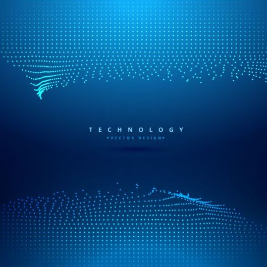 Blue Teachnology sfondi moderno vettore 05  