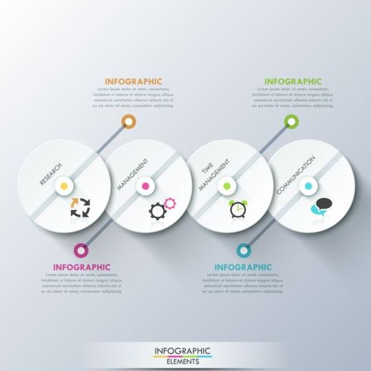 Бизнес-Инфографика креативный дизайн 4453  
