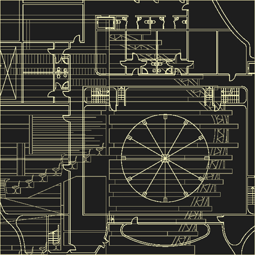 Creative architectural blueprint background vector 04  
