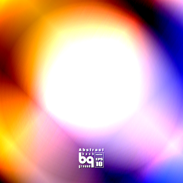 Blendendes farbiges Licht verwischt Hintergrundvektor 01  