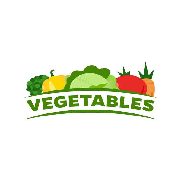 Fresh vegetables logo design vector 05  