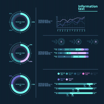 Business Infographics and chart vector 02  
